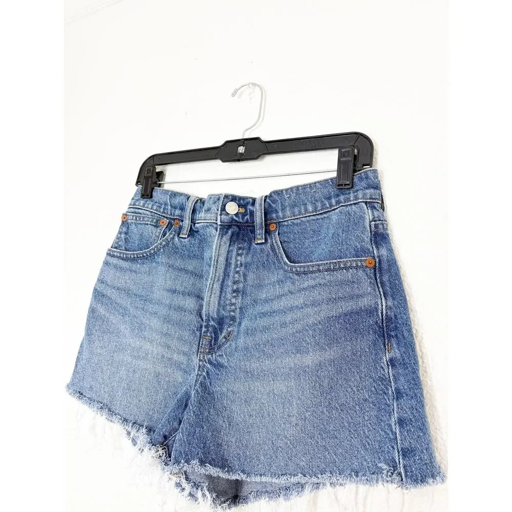 Madewell The Perfect Jean Short Size 27 in Burnett Wash Tencel Lyocell ND180